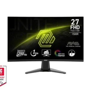 Monitor 27 MSI MAG 27C6X VA FHD 250Hz DP/2xHDMI Zakrivljen