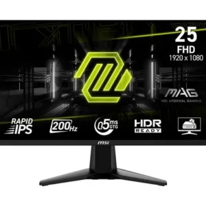 Monitor 25 MSI MAG 255F E20 IPS FHD 0,5m 200Hz 2xHDMI, DP