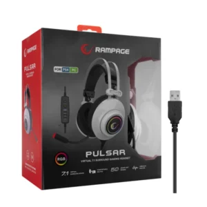 Slušalice sa mikrofonom Rampage RM-K1 PULSAR 7.1 USB + 3.5mm roze