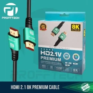 Kabl HDMI 2.1 M/M 5m crni 8K 60Hz