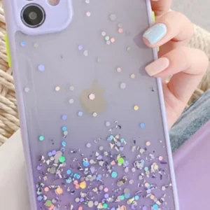 MCTK6-IPHONE XS Max * Furtrola 3D Sparkling star silicone Transparent (89)