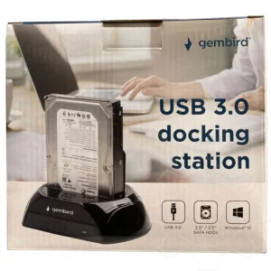 HD32-U3S-2 Gembird USB 3.0 docking station za 2.5/3.5 SATA hard diskove