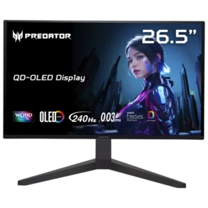 27 inča Predator X27U W3 WQHD 2560x1440 QD-OLED 240Hz FreeSync Premium gaming monitor