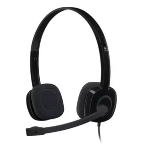 H151 Stereo Headset single jack slušalice sa mikrofonom crne