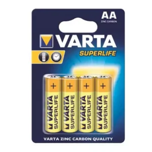 VARTA Superlife AA 1.5V R6P SUPER HEAVY DUTY, PAK4 CK, Cink-karbon baterije