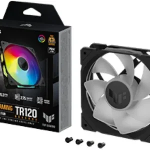 TUF GAMING TR120 ARGB REVERSE BLACK ventilator