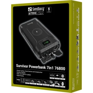 Powerbank Sandberg Survivor 7u1 421-15 76800mAh 60W PD