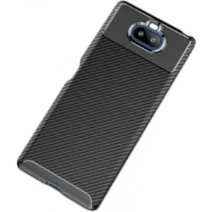 MCTK74-SAMSUNG Note 20 Ultra * Futrola Carbon Fiber Silicone Black (139)
