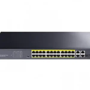 Svič 10/100/1000 24-port Cudy GS1028PS2 PoE+/2 SFP ports 300W