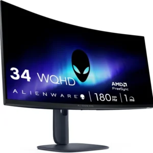 34 inch AW3425DWM 180Hz WQHD FreeSync Alienware Gaming zakrivljeni monitor