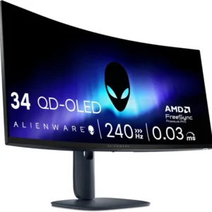 34 inch AW3425DW 240Hz WQHD FreeSync/G-Sync Alienware Gaming zakrivljeni monitor