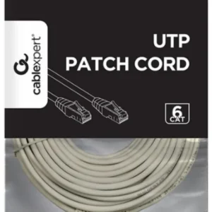PP6U-10M Gembird Mrezni kabl, CAT6 UTP Patch cord 10m grey