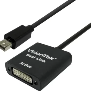 Mini DisplayPort - HDMI + DVI-I Dual Link + VGA D-Sub crni