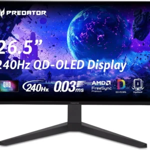 26.5 inča CE270UXwmiipprx WQHD 2560x1440 QD-OLED 240 Hz HDR10 gaming monitor