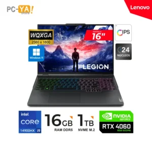 NB Lenovo Legion5 Pro i9-14900HX/16GB/M.2 1TB/16"/RTX5070 8GB/2Y/SRB/83NN001AYA