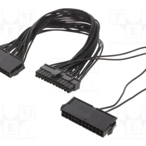 CC-PSU24-01 Gembird Dvostruki naponski 24-pinski PC produžni kabl, 0,3m