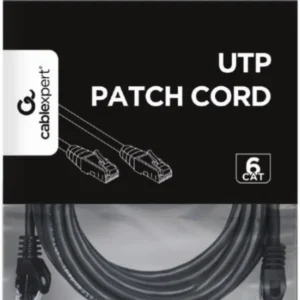 PP6U-CU-5M Gembird Mrezni kabl, CAT6 BAKARNI UTP Patch cord 5m grey