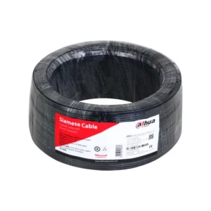 PFM941I-RG59N/21-100 Koaksijalni kabl sa naponskim kablom crni 100m