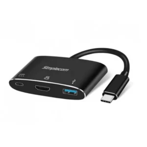 Adapter USB 3.1 tip C (M) - HDMI + 2 x USB 3.0 + SD/TF+PD 100W + RJ45 (F)1000 Mbps (7 u 1)