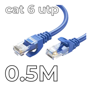 Kabl UTP patch Cat6 0.5m crni