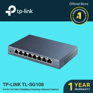 LAN Switch TP-LINK TL-SG108 Gigabit 10/100/1000Mbps