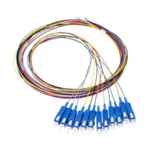 Set pigtejlova LC/APC, Econ, SM 657.A1, 1,5m, Color code