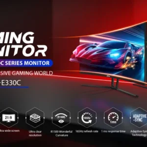 34 inča LM34-E330C UWQHD 3440x1440 VA 165 Hz zakrivljeni gaming monitor