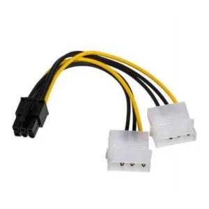 Adapter za napjanje VGA 6PIN M. na 2 x Molex 6PIN F. VM-K260