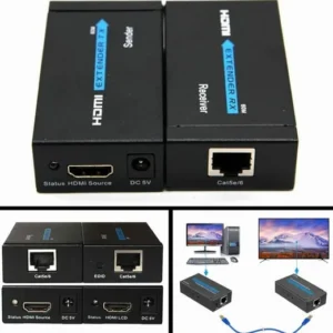 Adapter-Konvertor HDMI extender - RJ 45 cat5e/6, 60m