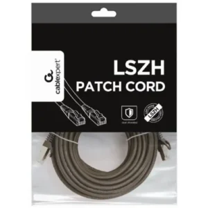 PP6A-LSZHCU-10M Gembird Mrezni kabl, SFTP CAT.6A BAKARNI LSZH Patch cord 10m Grey