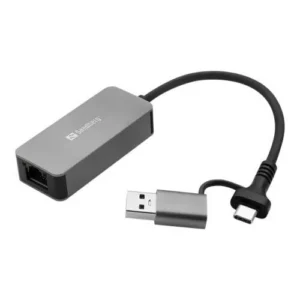 USB adpater Sandberg 136-68 USB-C/A na RJ-45 Gigabit