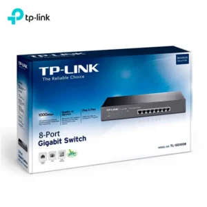LAN Switch TP-LINK TL-SG1008 10/100/1000Mbp metal