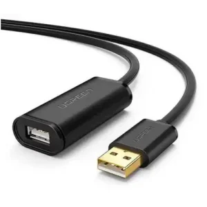 Kabl sa pojačivačem USB A - USB A M/F 5m crni