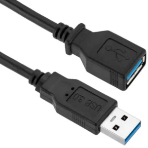 Kabl USB A - USB A M/F (produžni) 1.8m crni
